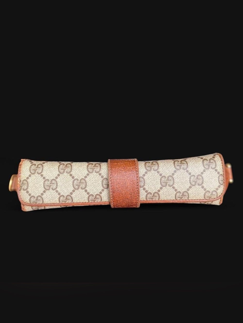 Gucci Beige Brown GG Canvas Horsebit Crossbody Bag -No Strap - Picture 5 of 11